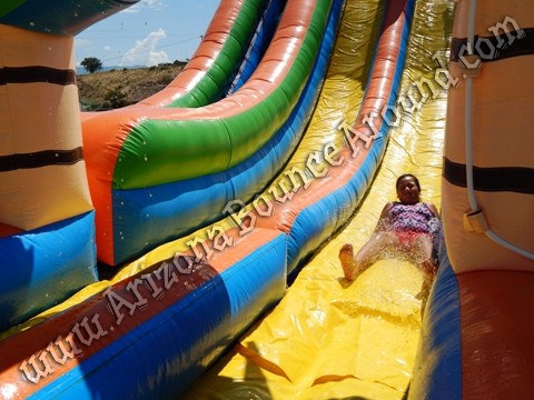24' Dual Lane Water Slide rental Phoenix